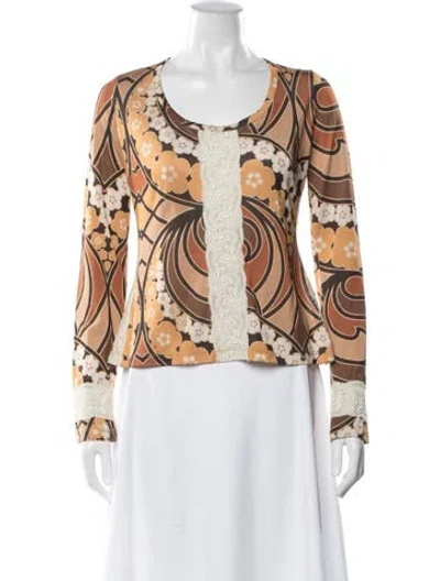 Pre-owned D&g Vintage 2000's Top In Orange