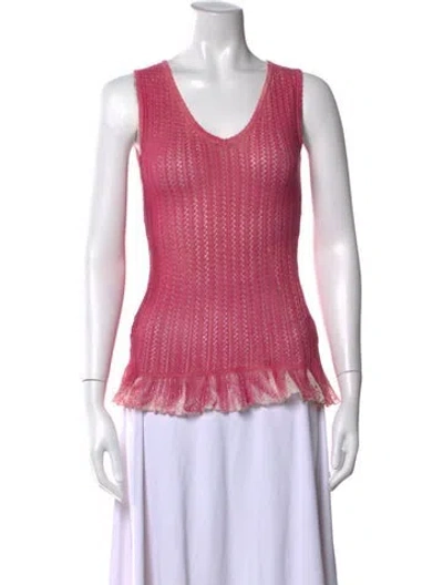 Pre-owned D&g Vintage 2000's Top In Pink