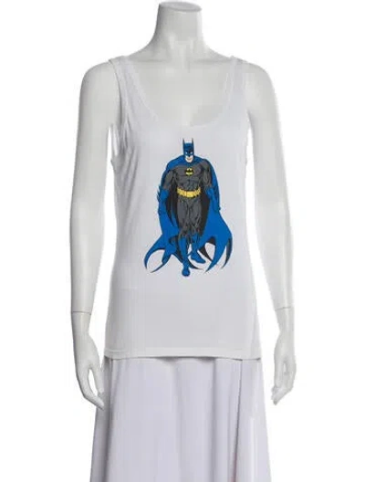 Pre-owned D&g Vintage 2000's Top In White