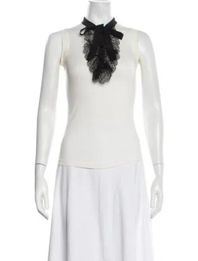 Pre-owned D&g Vintage 2000's Top In White