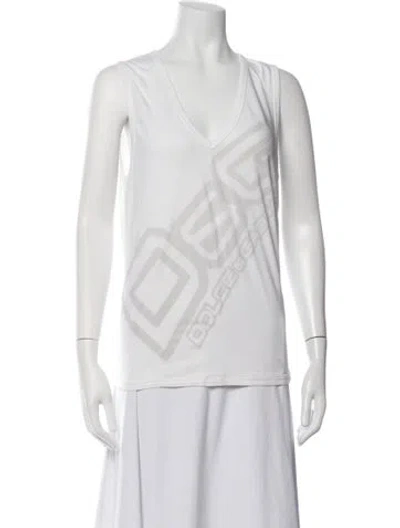Pre-owned D&g Vintage 2000's Top In White