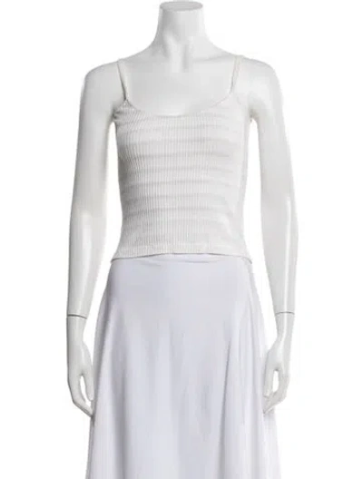 Pre-owned D&g Vintage 2000's Top In White