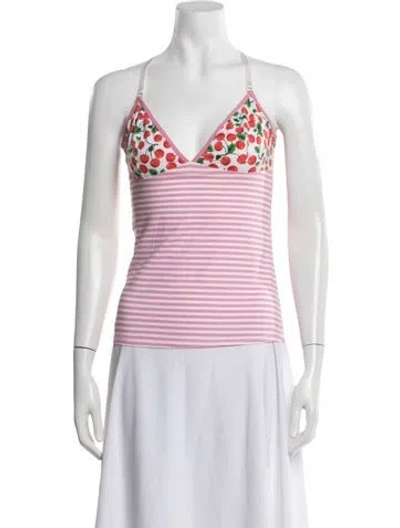 Pre-owned D&g Vintage 2000's Top In White