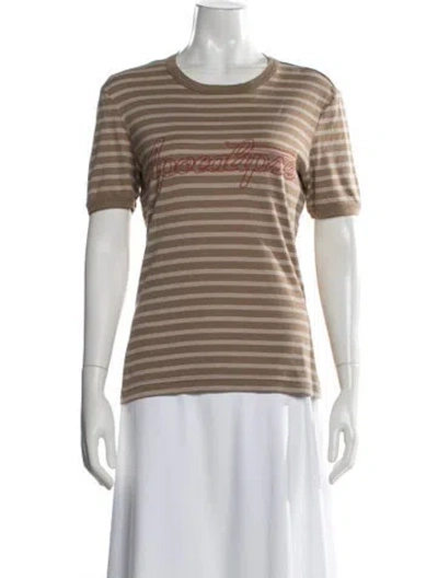 Pre-owned D&g Vintage 2000's T-shirt In Brown