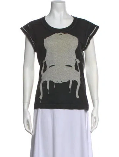 Pre-owned D&g Vintage 2000's T-shirt In Gray