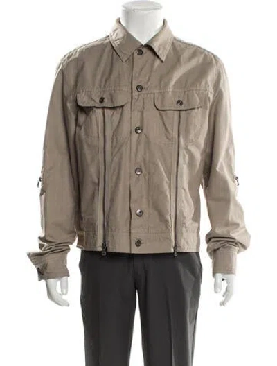 Pre-owned D&g Vintage 2000's Utility Jacket In Neutral