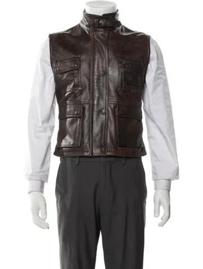 Pre-owned D&g Vintage 2000's Vest In Brown