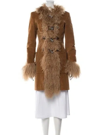Pre-owned D&g Vintage 2002 Coat In Brown