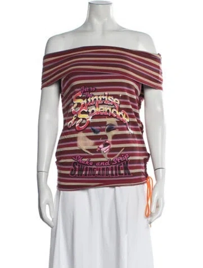 Pre-owned D&g Vintage 2003 Top In Pink