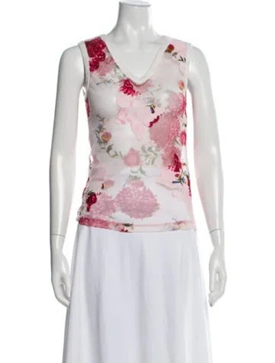 Pre-owned D&g Vintage 2003 Top In Pink/red