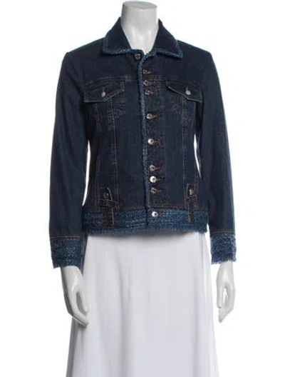 Pre-owned D&g Vintage 2004 Denim Jacket In Blue