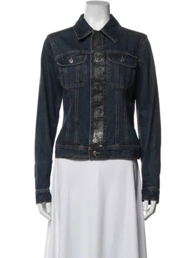 Pre-owned D&g Vintage 2004 Denim Jacket In Blue