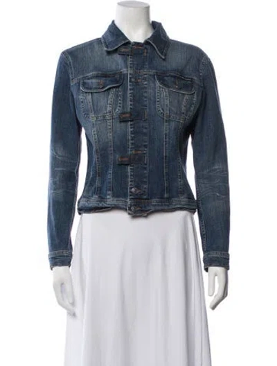 Pre-owned D&g Vintage 2004 Denim Jacket In Blue