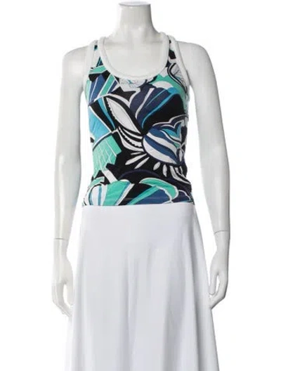 Pre-owned D&g Vintage 2004 Top In Blue/white