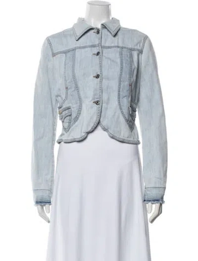 Pre-owned D&g Vintage 2005 Denim Jacket In Blue