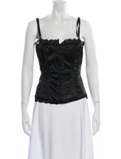 Pre-owned D&g Vintage 2005 Top In Black