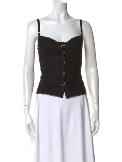 Pre-owned D&g Vintage 2006 Top In Black