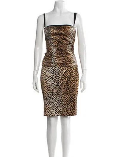 Pre-owned D&g Vintage 2007 Top In Brown