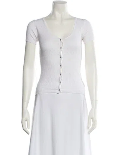 Pre-owned D&g Vintage 2010's Sweater In White