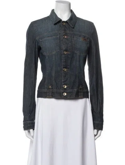 Pre-owned D&g Vintage Denim Jacket In Blue