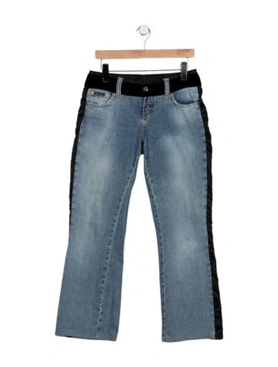 Pre-owned D&g Vintage Flared Jeans In Blue