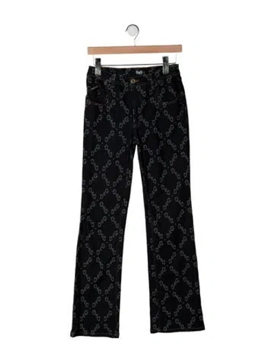 Pre-owned D&g Vintage Flared Jeans In Blue