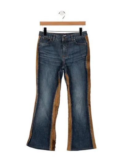 Pre-owned D&g Vintage Flared Jeans In Blue