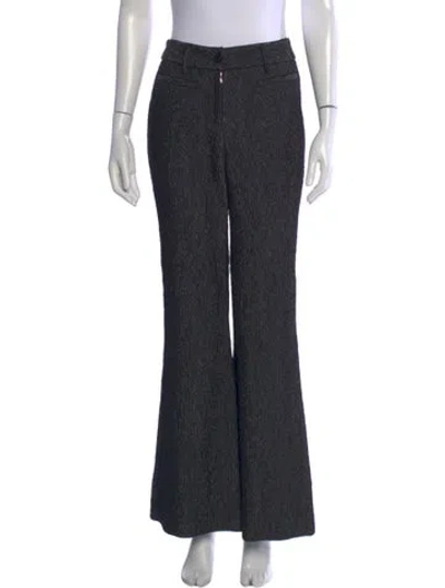 Pre-owned D&g Vintage Flared Pants In Black