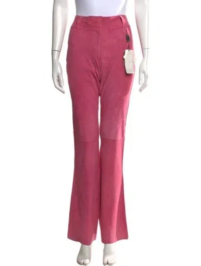 Pre-owned D&g Vintage Flared Pants In Pink