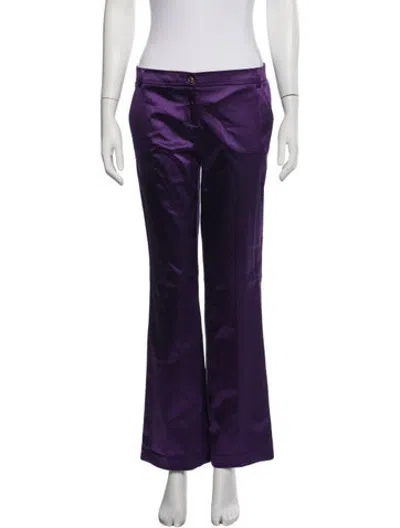 Pre-owned D&g Vintage Flared Pants In Purple