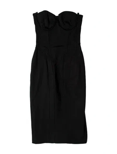 Pre-owned D&g Vintage Knee-length Dress In Blac