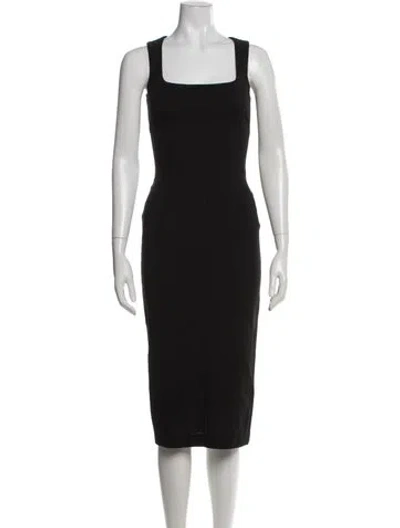 Pre-owned D&g Vintage Knee-length Dress In Blac