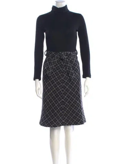 Pre-owned D&g Vintage Knee-length Dress In Black