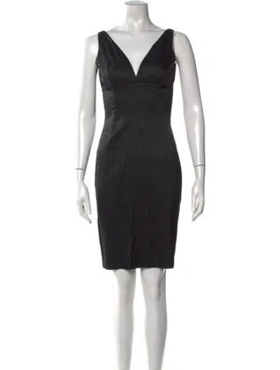 Pre-owned D&g Vintage Knee-length Dress In Black