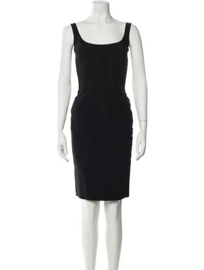 Pre-owned D&g Vintage Knee-length Dress In Black
