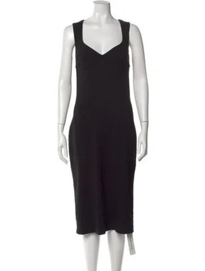 Pre-owned D&g Vintage Knee-length Dress In Black
