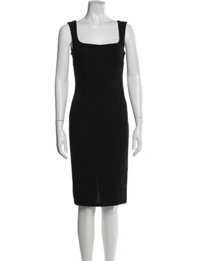 Pre-owned D&g Vintage Knee-length Dress In Black