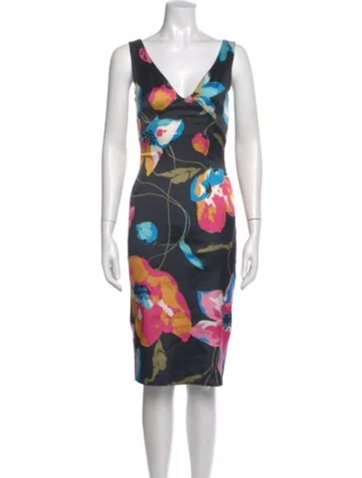 Pre-owned D&g Vintage Knee-length Dress In Black