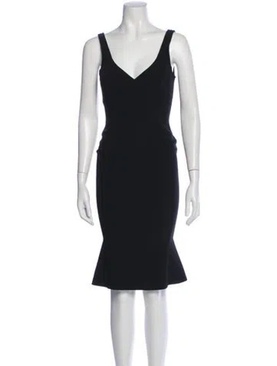 Pre-owned D&g Vintage Knee-length Dress In Black