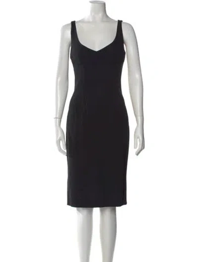Pre-owned D&g Vintage Knee-length Dress In Black