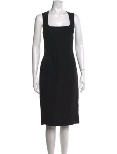 Pre-owned D&g Vintage Knee-length Dress In Black