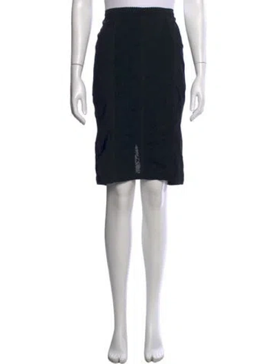Pre-owned D&g Vintage Knee-length Dress In Black