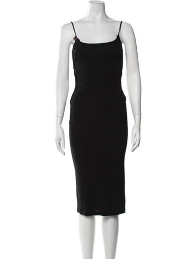 Pre-owned D&g Vintage Knee-length Dress In Black