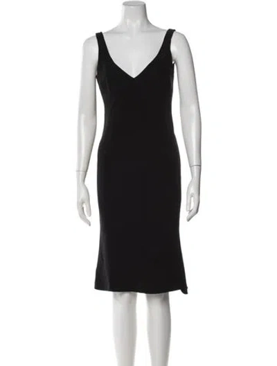 Pre-owned D&g Vintage Knee-length Dress In Black
