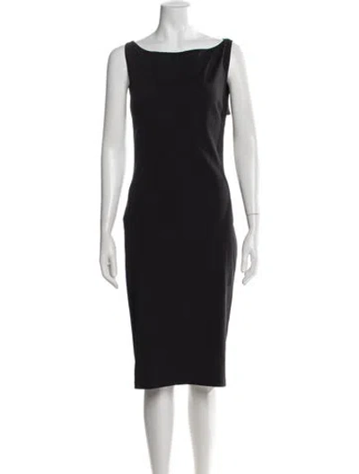 Pre-owned D&g Vintage Knee-length Dress In Black