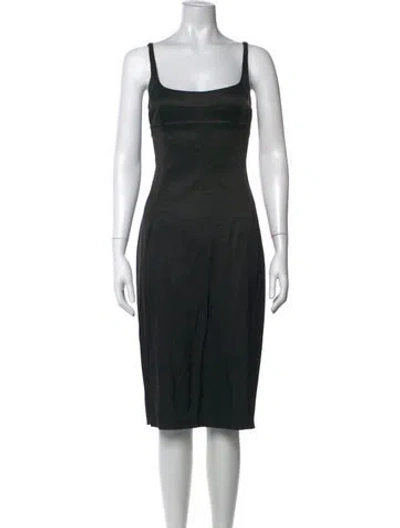 Pre-owned D&g Vintage Knee-length Dress In Black