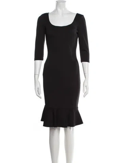 Pre-owned D&g Vintage Knee-length Dress In Black