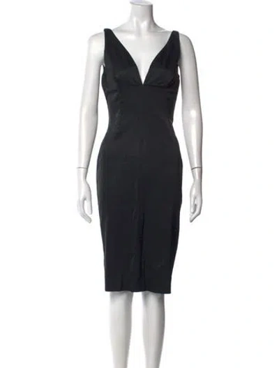 Pre-owned D&g Vintage Knee-length Dress In Black