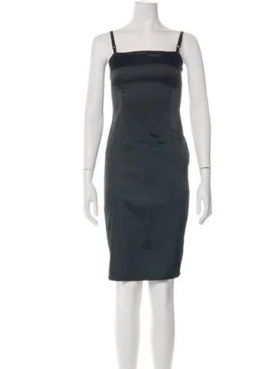 Pre-owned D&g Vintage Knee-length Dress In Black