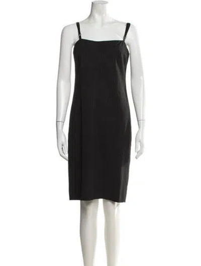 Pre-owned D&g Vintage Knee-length Dress In Black